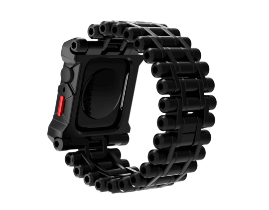 Element Case BlackOps X4 Apple Watch Case Series 7 - Back Left Angle