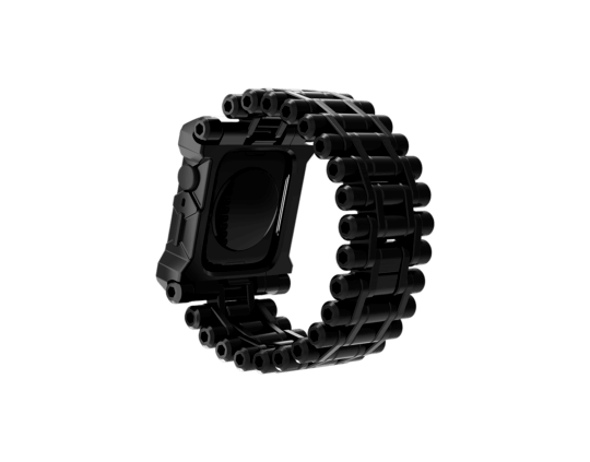 Tyson Tactical x EC Black Ops Apple Watchband & Case (Fits Series 7) Back Left